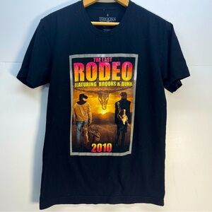 Brooks And Dunn The Last Rodeo Tour 2010 Tour Black T Shirt Size Small Country